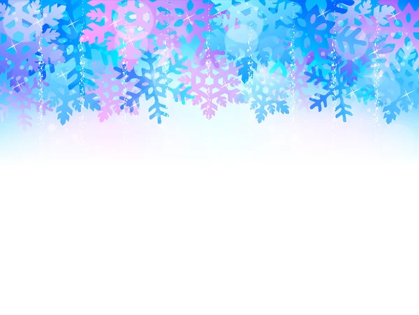 Christmas snow background 　 — 스톡 벡터